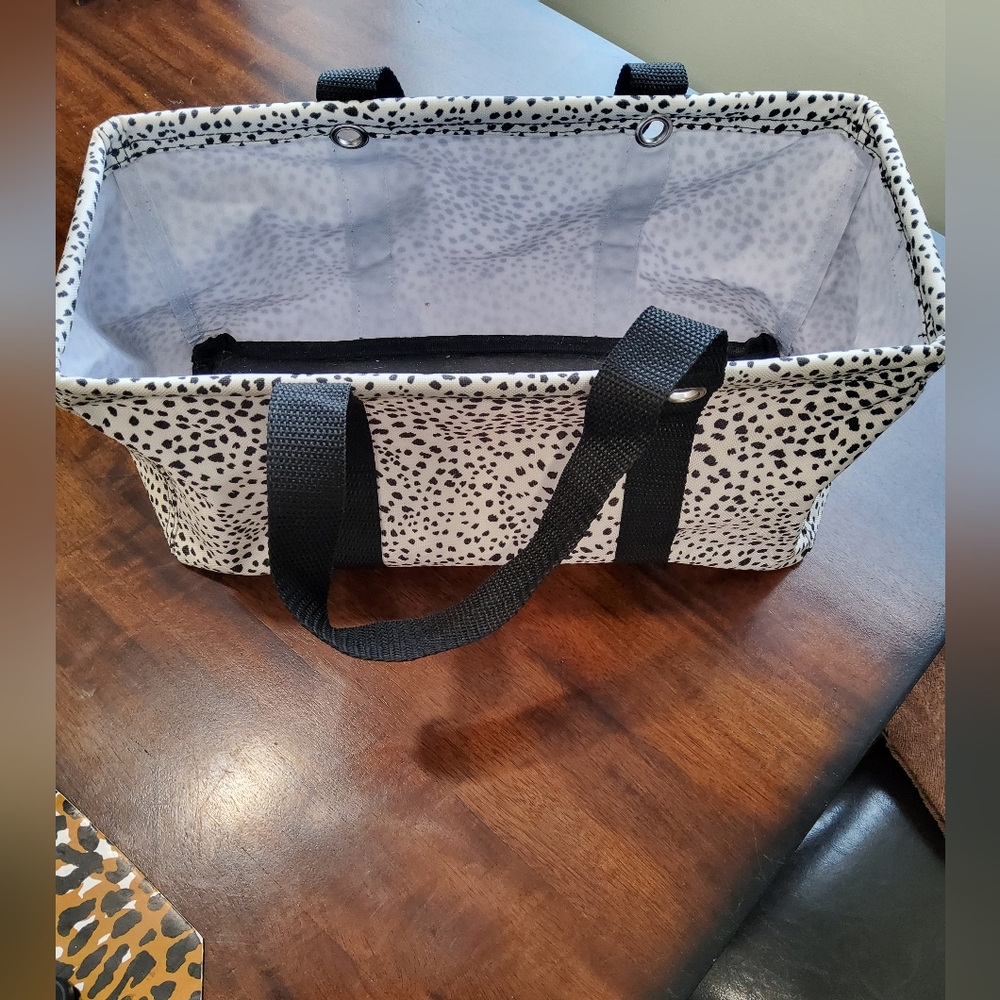 Stylish Black and White Tote Bag